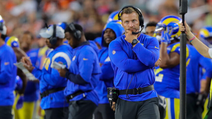 Los Angeles Rams head coach Sean McVay