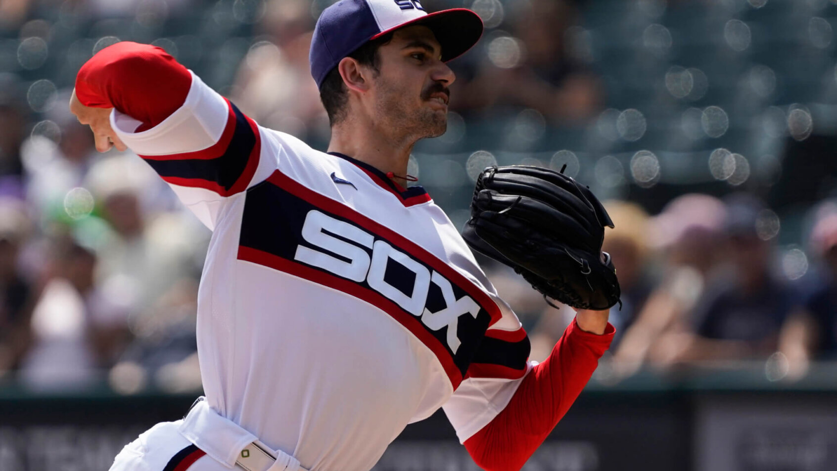 Dylan Cease delivers a pitch