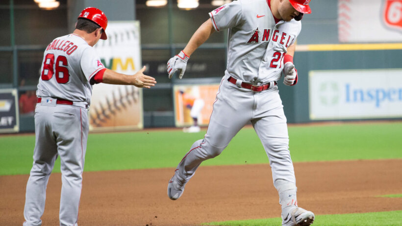 Mike Trout home run trot