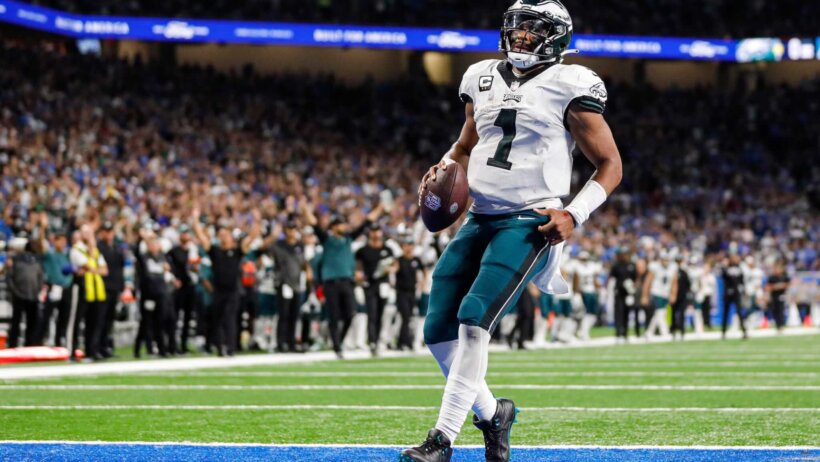 Jalen Hurts Philadelphia Eagles touchdown NFL