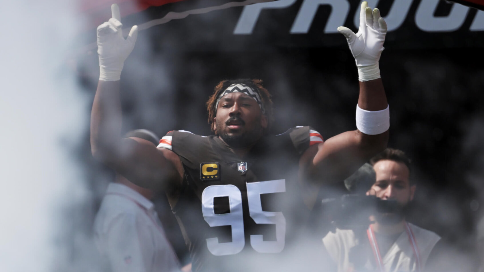 Myles Garrett entrance