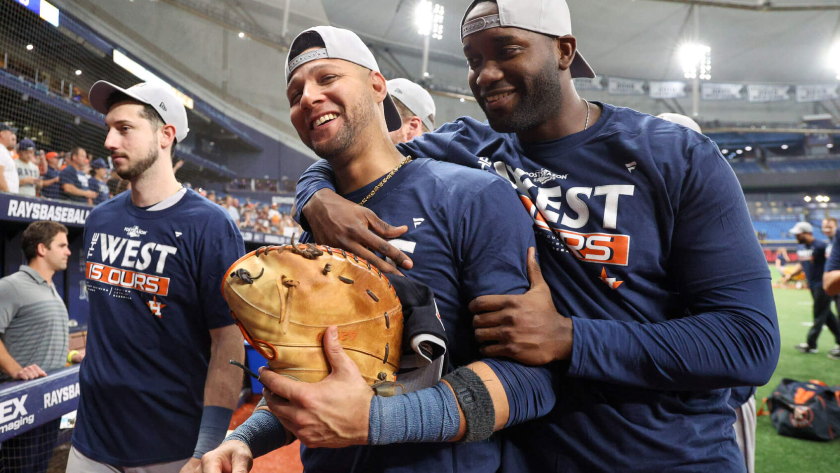 Tampa Bay Rays celebrate