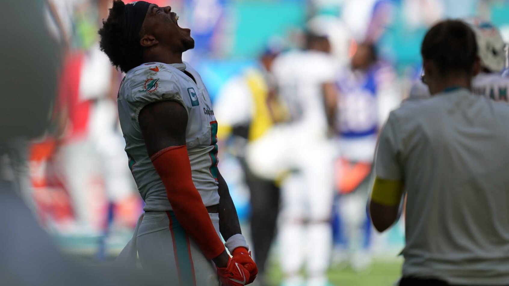Jevon Holland pumped reaction