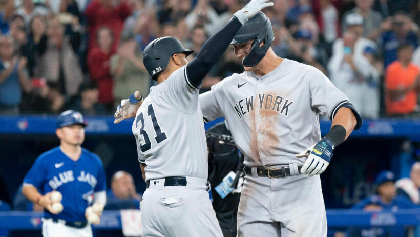 Aaron Judge home run celebration