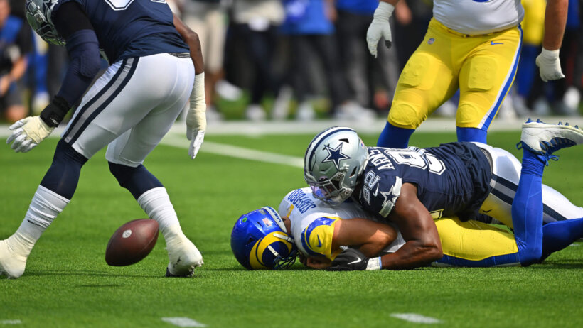 Matthew Stafford sacked by Dorance Armstrong