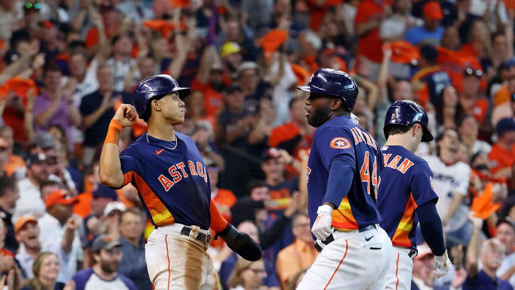 Yordan Alvarez home run celebration