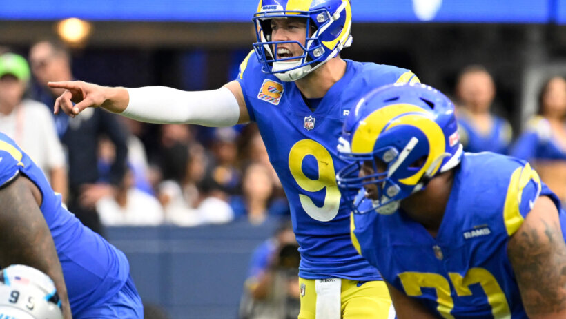 LA Rams quarterback Matthew Stafford.