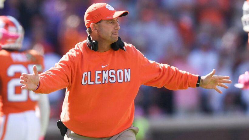 Clemson head coach Dabo Swinney