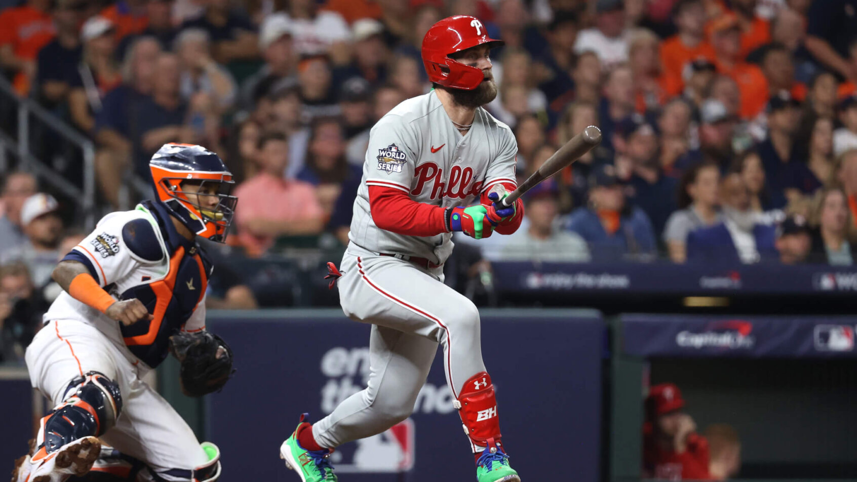 Bryce Harper smacks a hit