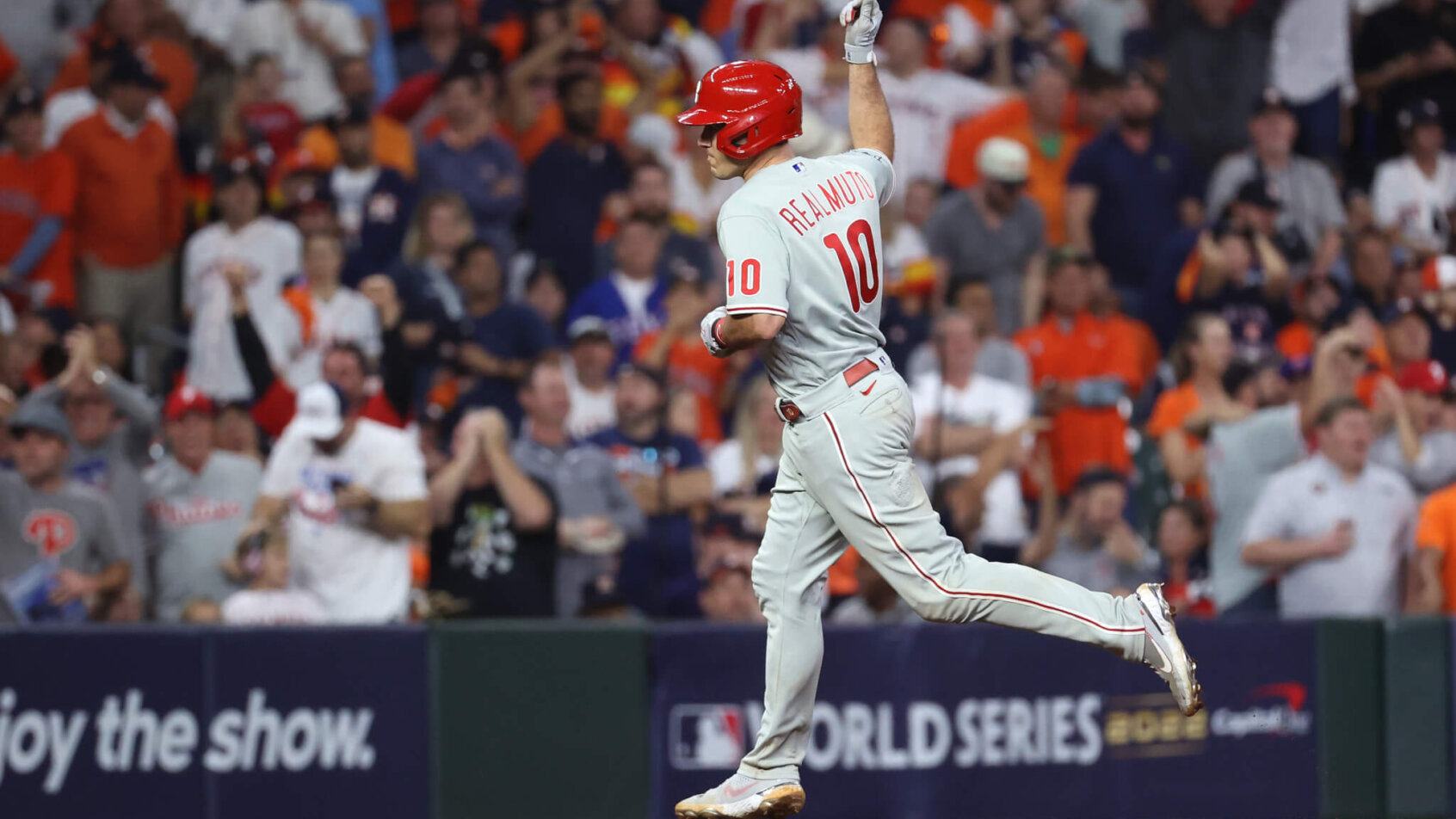 J.T. Realmuto home run celebration