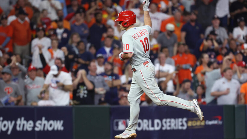J.T. Realmuto home run celebration