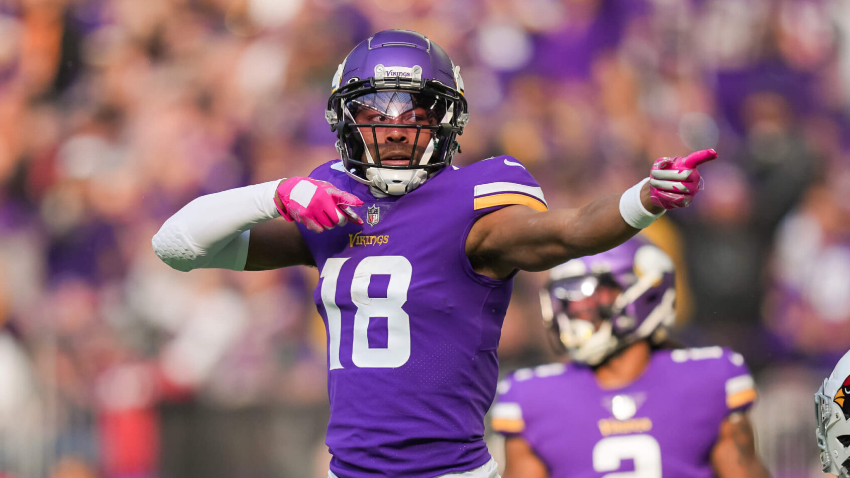 Justin Jefferson pointing