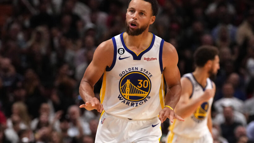 Steph Curry celebration