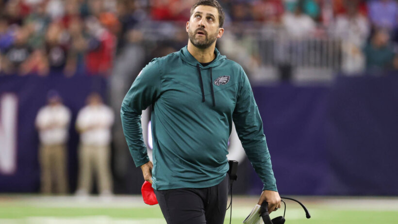 Nick Sirianni throwing coach's challenge flag