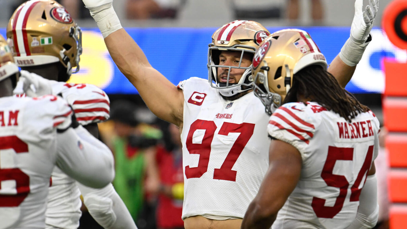 49ers defense celebration
