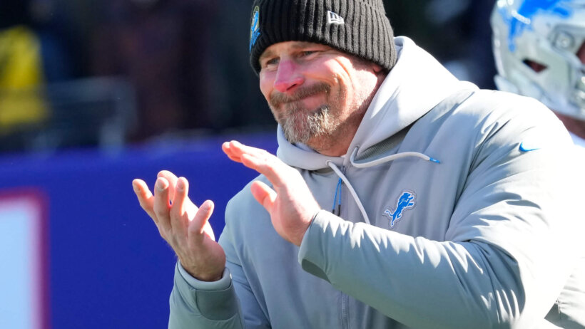 Detroit Lions head coach Dan Campbell