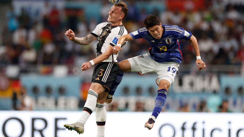 Germany defender David Raum in World Cup action