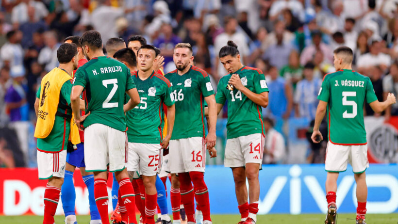 group of team Mexico players