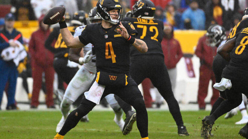 Washington Commanders QB Taylor Heinicke