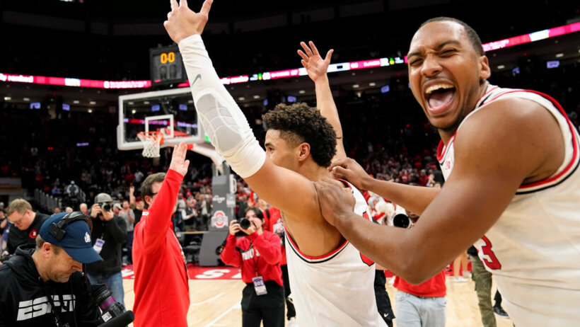 Ohio State Buckeyes celebration