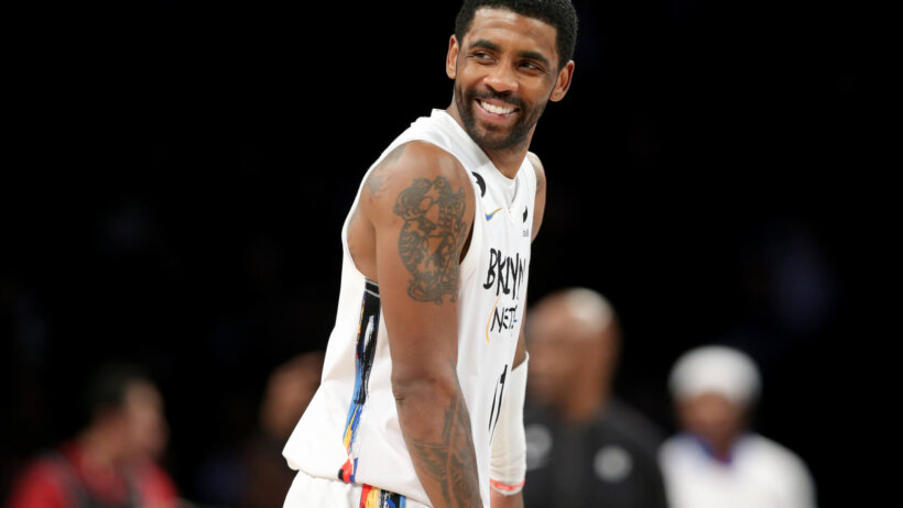 Kyrie Irving smiling