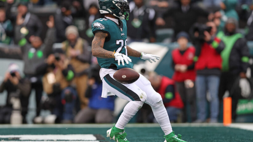 Philadelphia Eagles running back Miles Sanders
