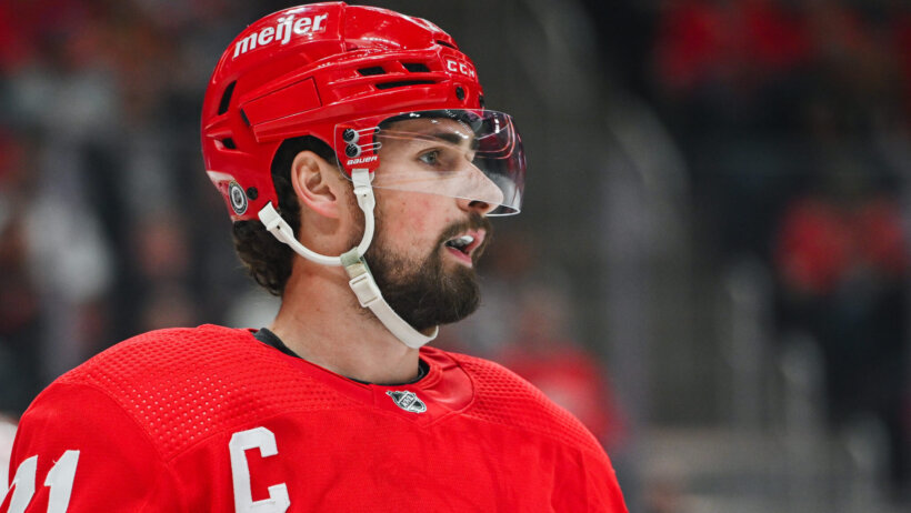 Detroit Red Wings center Dylan Larkin
