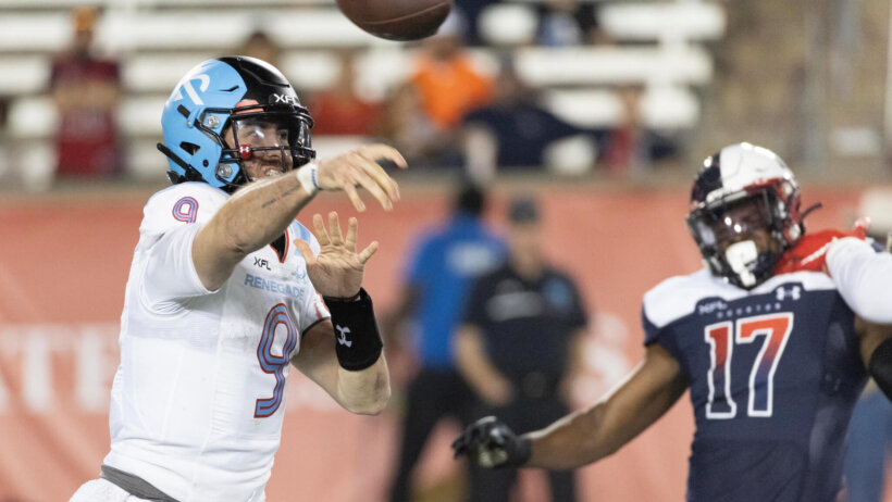 XFL regular season action in Houston, TX.