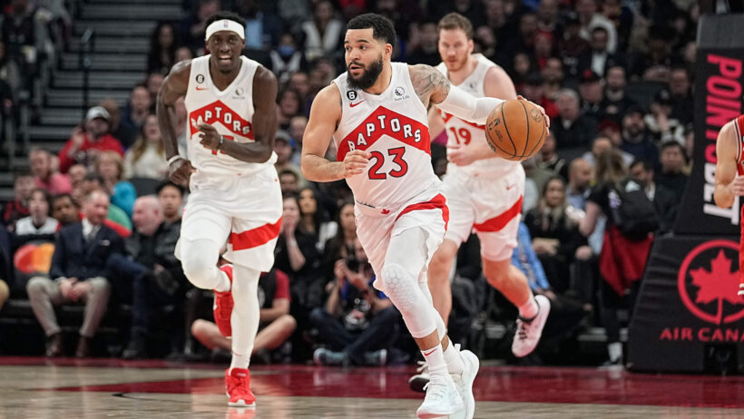 Fred VanVleet leads the break up court