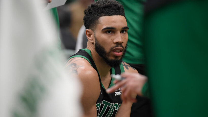 Boston Celtics star forward Jayson Tatum.