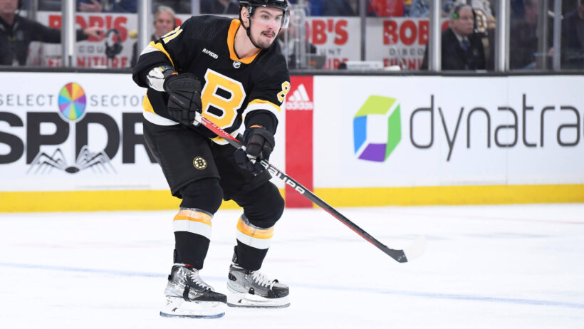 Boston Bruins defenseman Dmitry Orlov.