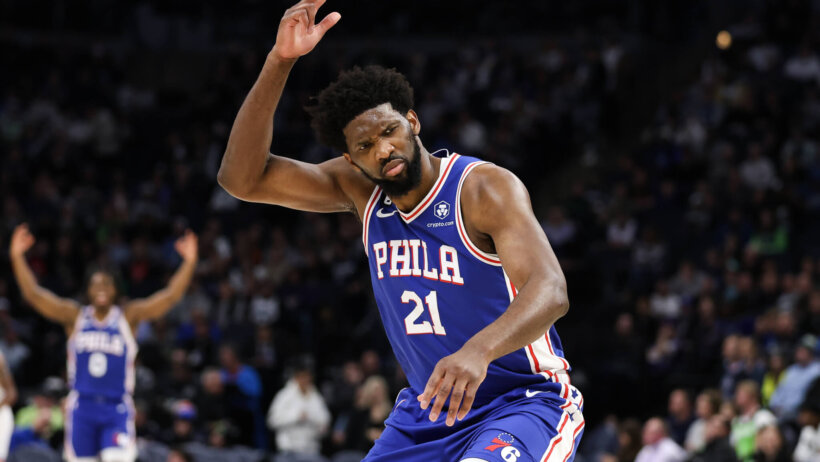Joel Embiid celebration