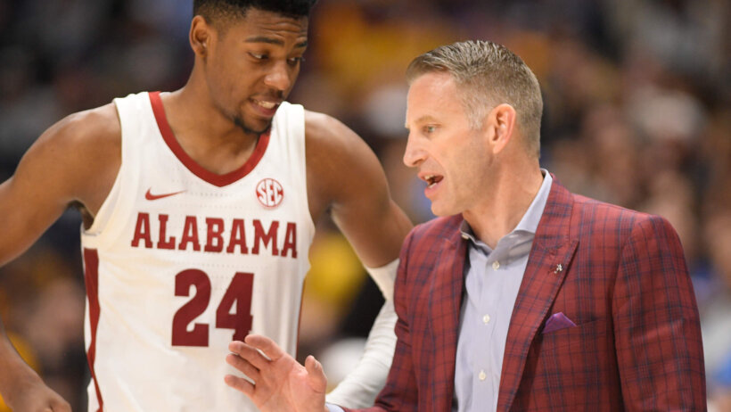 Alabama Crimson Tide head coach Nate Oats