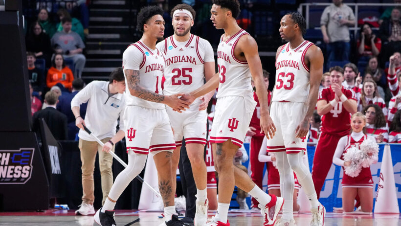 Indiana Hoosiers team celebration