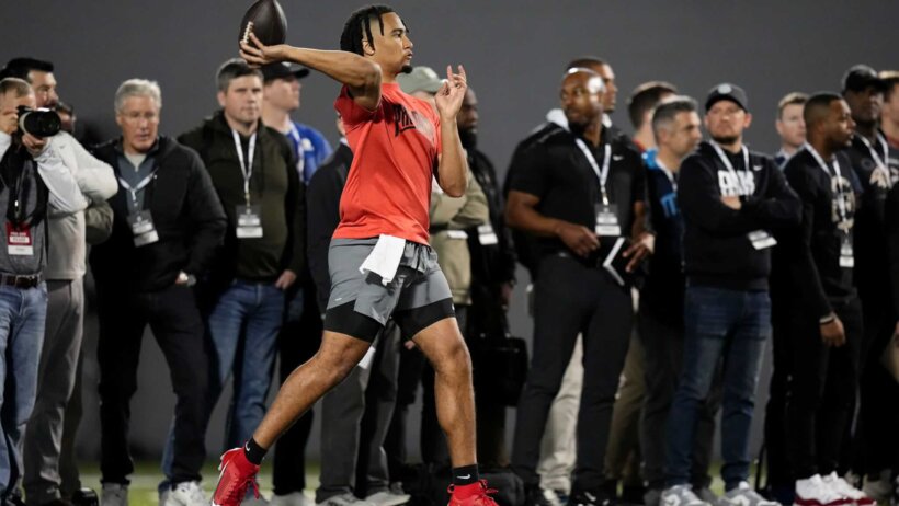 Ohio State QB CJ Stroud is favored to go third over all in NFL draft