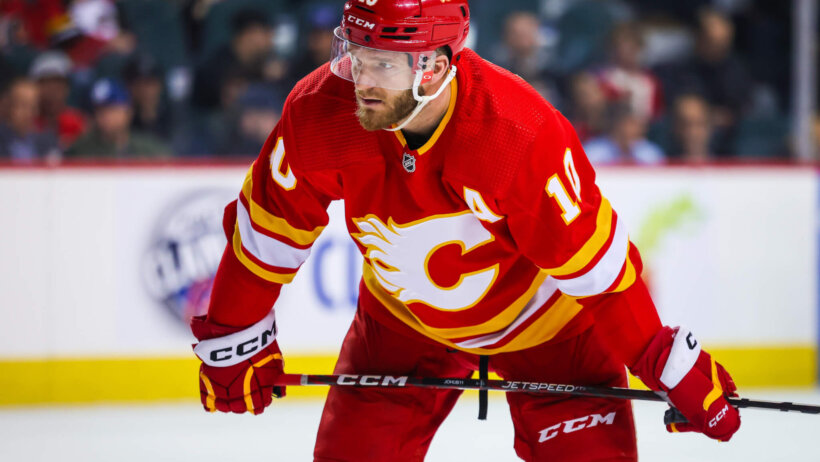 Calgary Flames center Jonathan Huberdeau