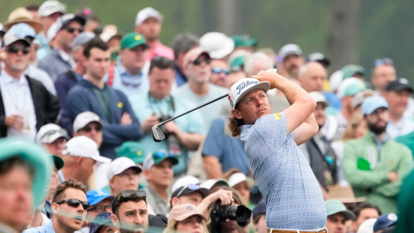 Cameron Smith tees off