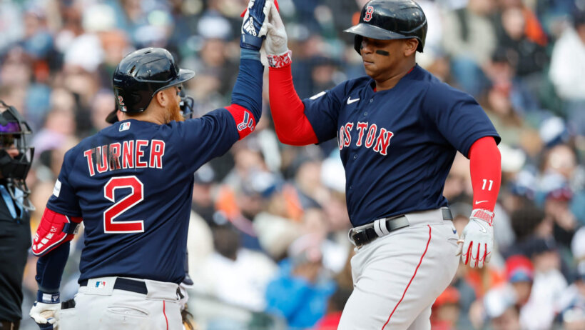 Boston Red Sox third baseman Rafael Devers
