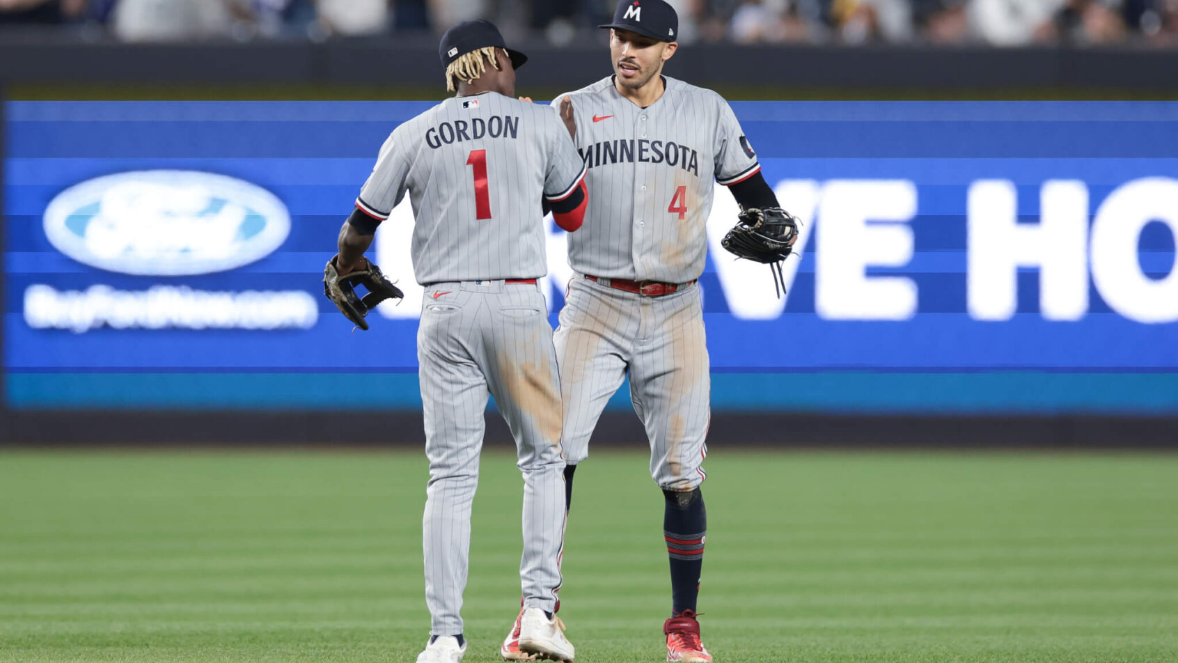 Minnesota Twins celebrate victory
