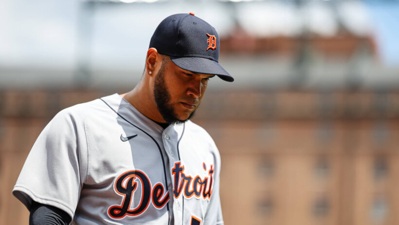 Eduardo Rodriguez takes the field against Baltimore
