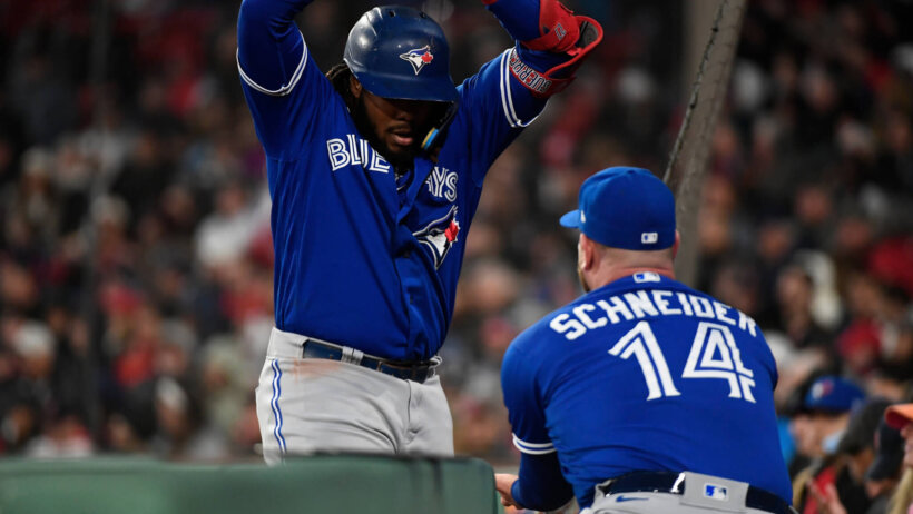 Vladimir Guerrero Jr dugout celebration
