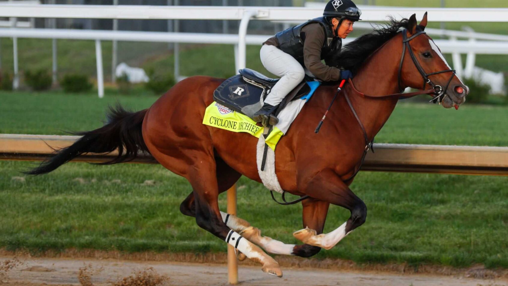 Kentucky Derby 149 contender Cyclone Mischief.