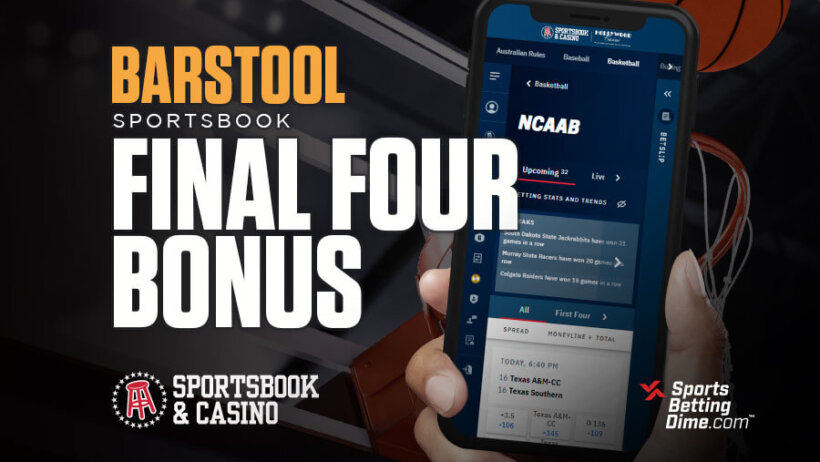 Barstool Sportsbook Final Four promo image