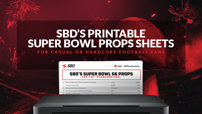 SBD's printable Super Bowl props sheet