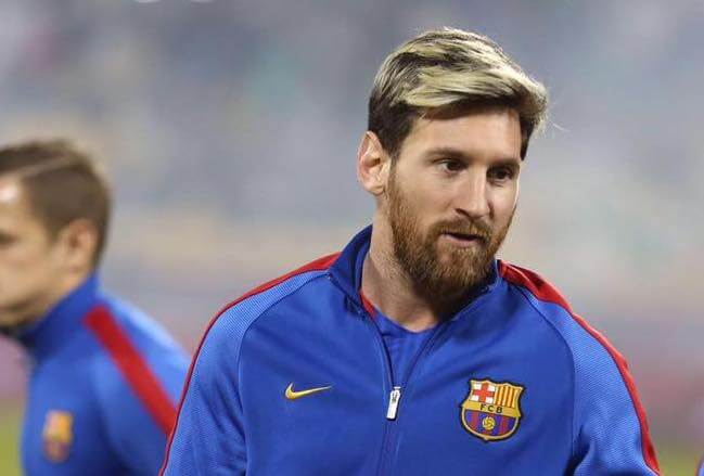 Barca's Lio Messi