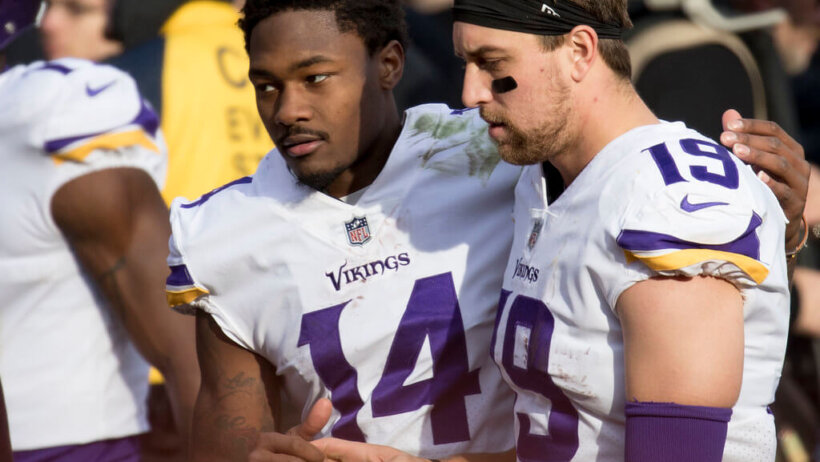 Stefon Diggs and Adam Thielen