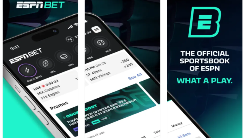 ESPN BET app screenshots from Apple App Store