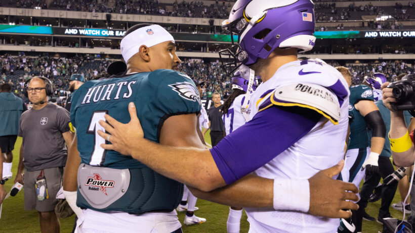 The Eagles were 24-7 winners over the Vikings last season when Minnesota visited Philadelphia