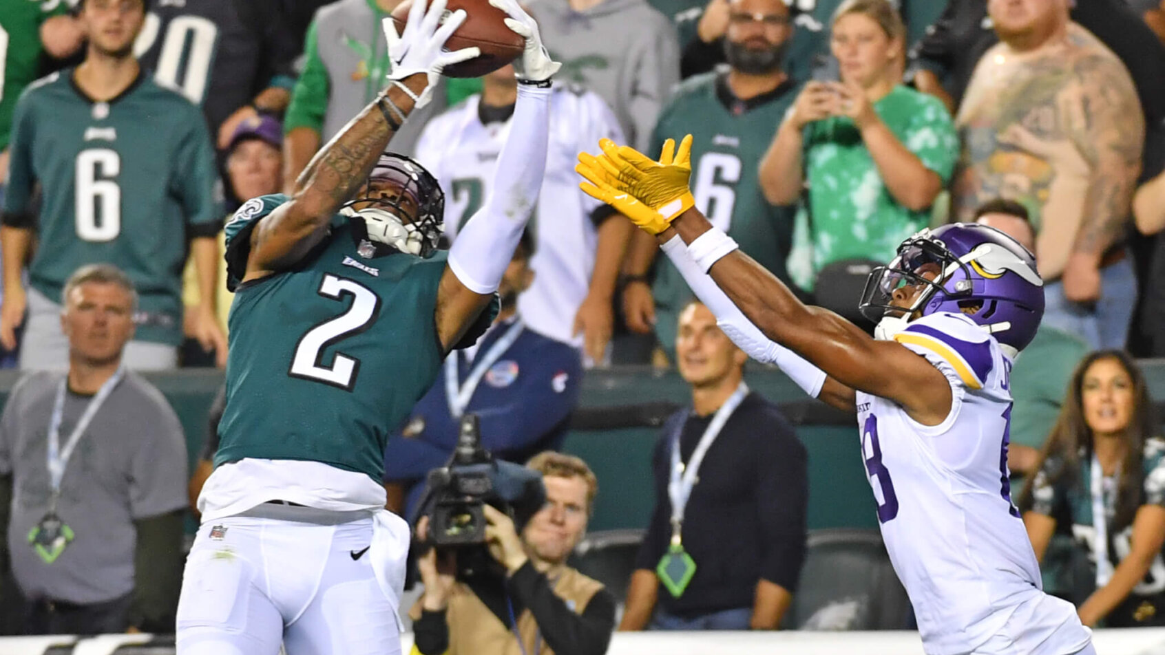 The Philadelphia Eagles are catching the majority of the NFL public betting action over the Minnesota Vikings