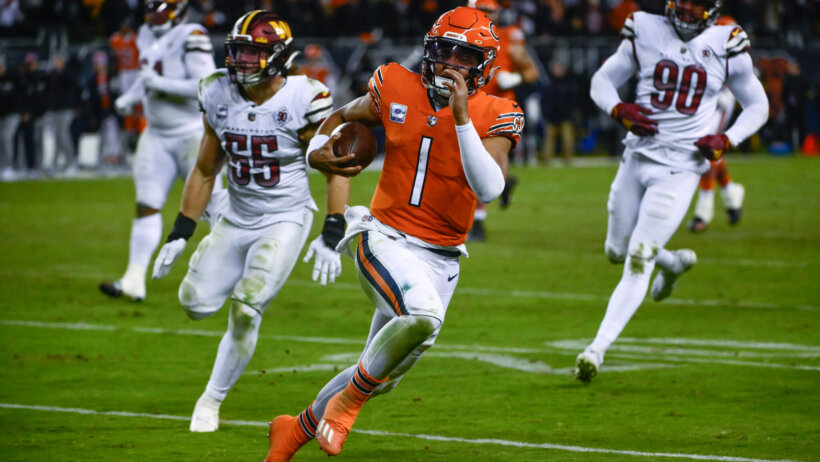 The winless Chicago Bears are 6-point road underdogs facing the Washington Commanders in the Week 5 TNF game